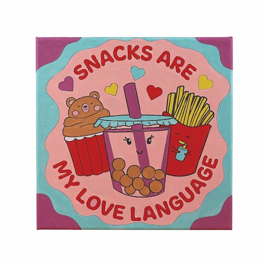 Snacks Canvas Painting Kit by Creatology™